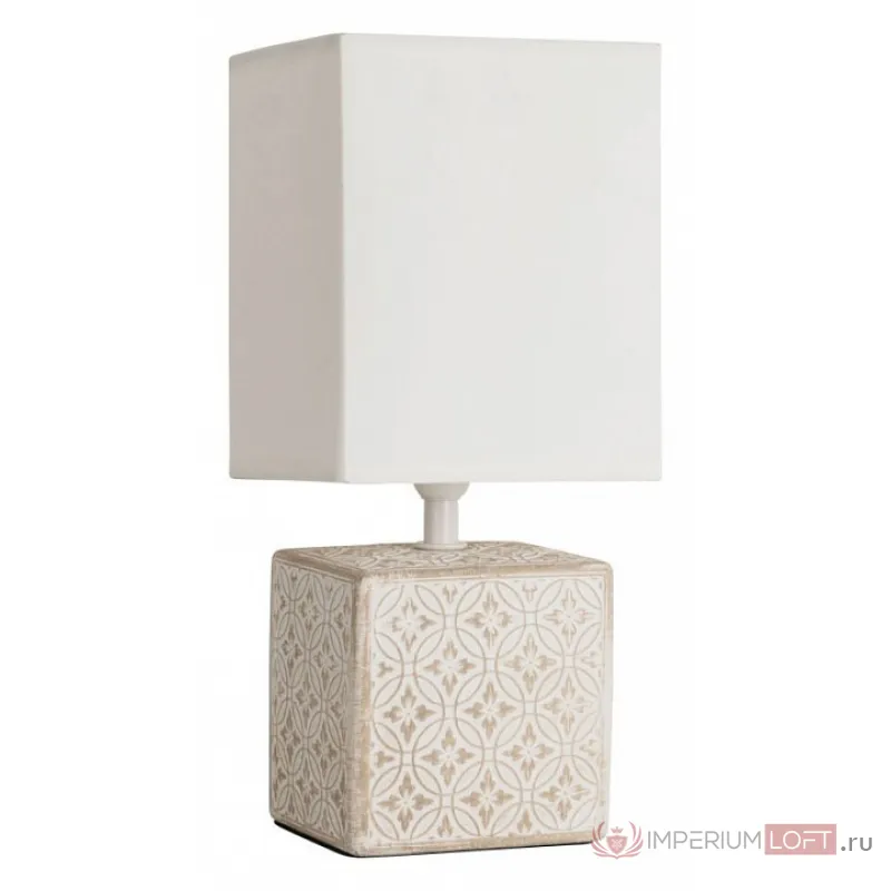 Настольная лампа декоративная Arte Lamp Fiori A4429LT-1WA Цвет плафонов белый Цвет арматуры белый от ImperiumLoft