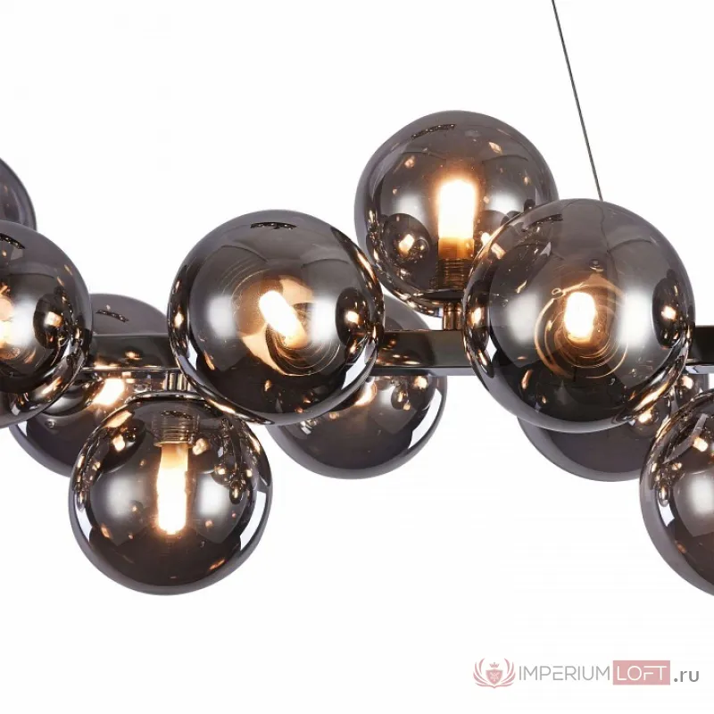 Подвесная люстра Maytoni Dallas MOD547PL-25CH Цвет арматуры хром Цвет плафонов серый от ImperiumLoft
