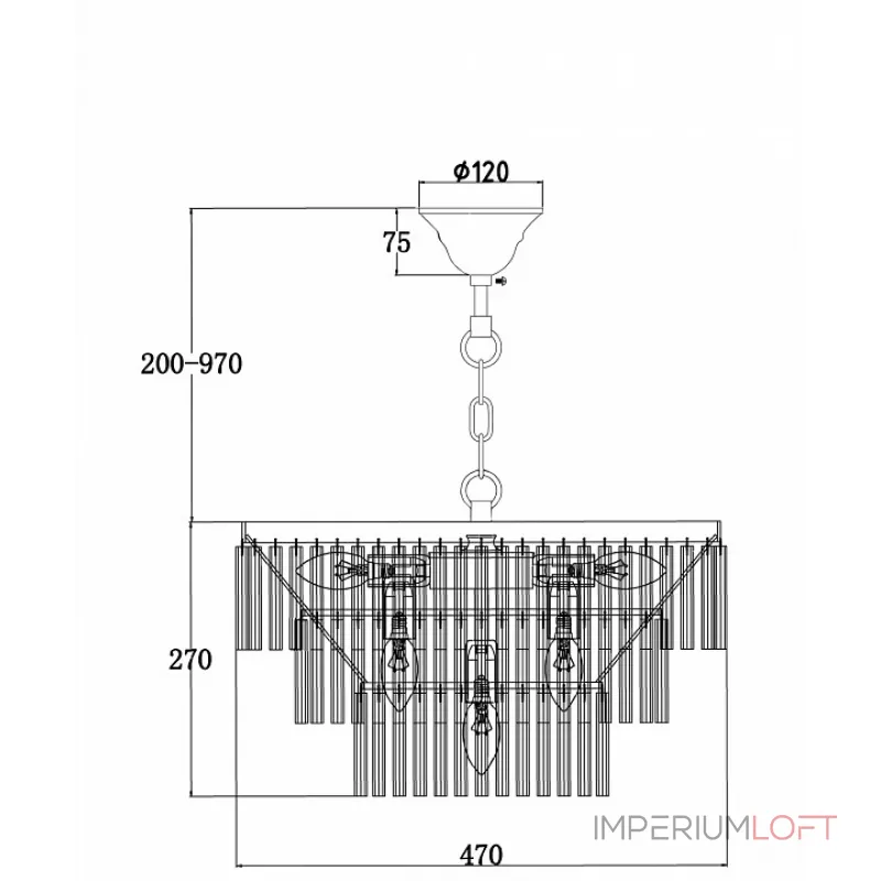 Подвесная люстра Maytoni MOD093PL-09BS