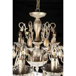 Подвесная люстра Eurosvet Galatea 10009/12 белый с золотом от ImperiumLoft