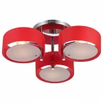 Потолочная люстра ST-Luce Foresta SL483.602.03 Цвет арматуры хром Цвет плафонов розовый от ImperiumLoft
