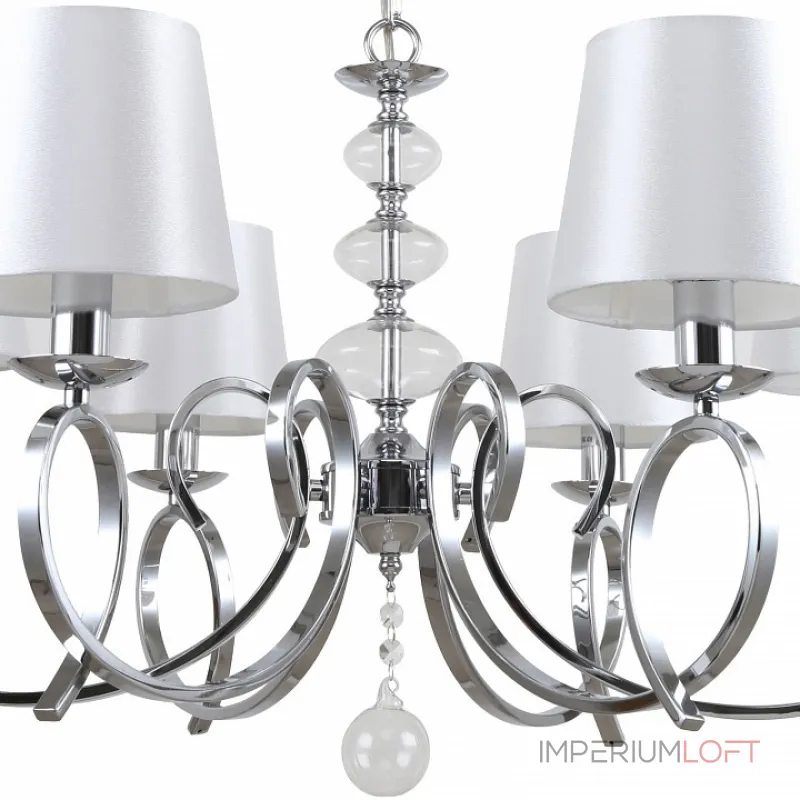 Подвесная люстра Stilfort Zafira 1043/09/06P Цвет арматуры хром Цвет плафонов белый от ImperiumLoft Подвесная люстра Stilfort Zafira 1043/09/06P Цвет арматуры хром Цвет плафонов белый от ImperiumLoft