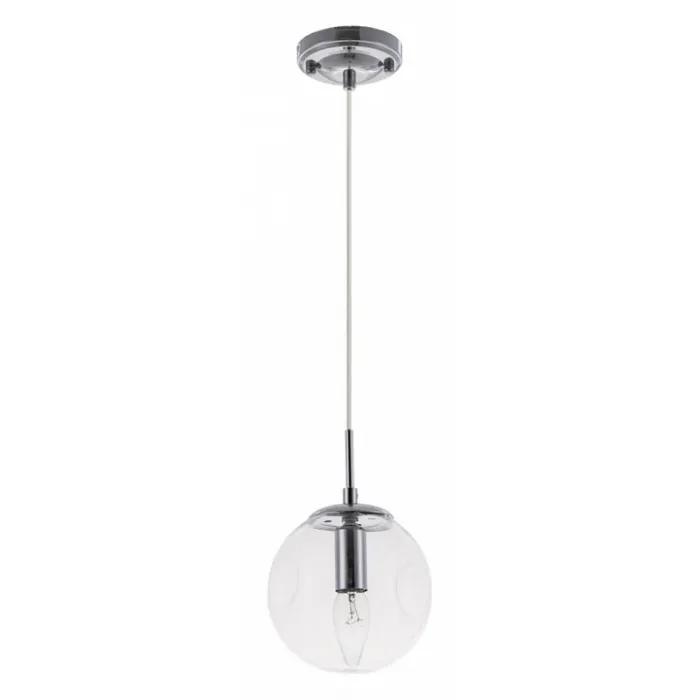 Подвесной светильник Arte Lamp Tureis A9915SP-1CC Цвет арматуры Серый Цвет плафонов Неокрашенный от ImperiumLoft