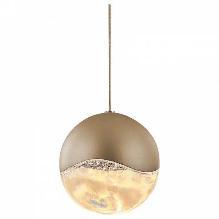 Подвесной светильник DeLight Collection Globo SD3301-1U gold Цвет арматуры золото Цвет плафонов золото от ImperiumLoft