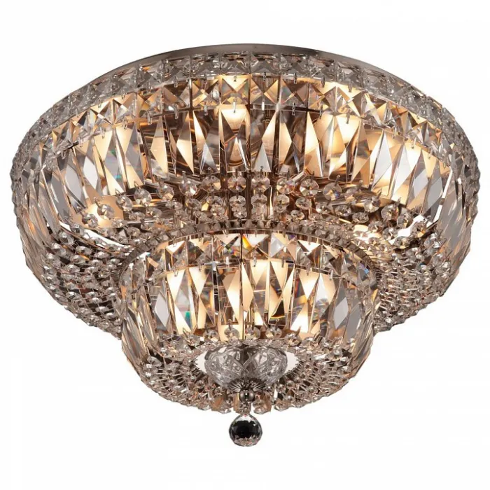Накладной светильник TopLight Loraine TL1164-3D2 Цвет арматуры никель Цвет плафонов прозрачный от ImperiumLoft