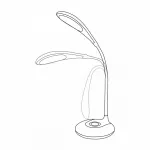 Настольная лампа офисная Elektrostandard Candy a038406 Цвет плафонов белый Цвет арматуры белый от ImperiumLoft