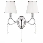 Бра Arte Lamp Logico A1035AP-2CC Цвет арматуры хром Цвет плафонов белый