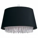 Подвесной светильник Divinare Pluvia 1153/01 SP-6 Цвет арматуры хром Цвет плафонов черный от ImperiumLoft