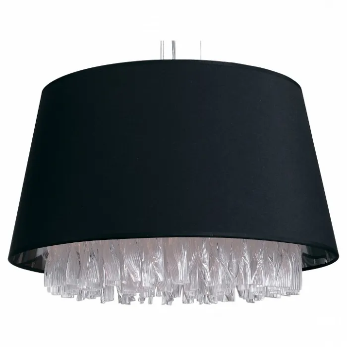 Подвесной светильник Divinare Pluvia 1153/01 SP-6 Цвет арматуры хром Цвет плафонов черный от ImperiumLoft