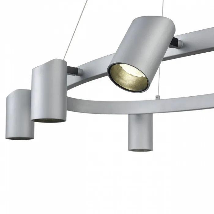 Подвесной светильник Vele Luce Zoom 742 VL10113P08 Цвет арматуры серебро Цвет плафонов серебро от ImperiumLoft