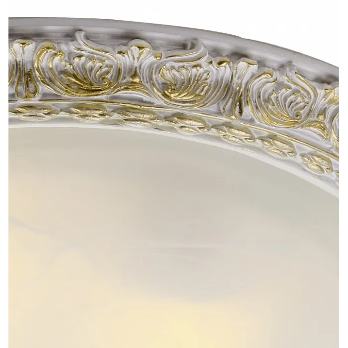 Накладной светильник Arte Lamp Torta A7122PL-2WG Цвет арматуры золото Цвет плафонов белый от ImperiumLoft