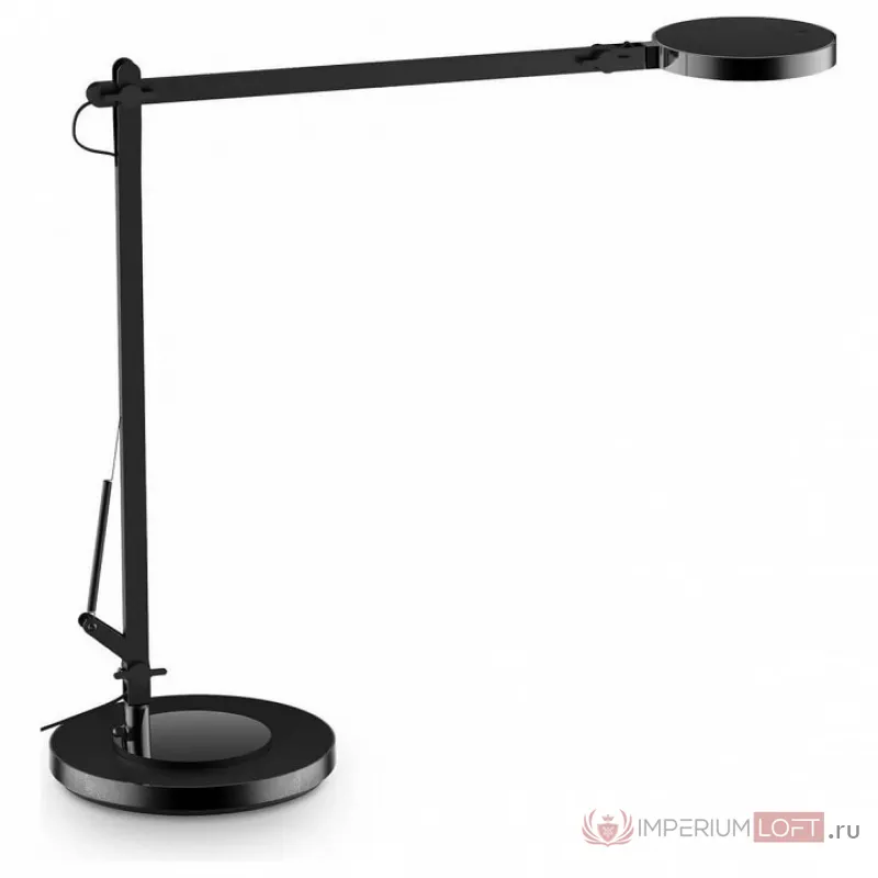Настольная лампа офисная Ideal Lux Futura FUTURA TL NERO Цвет плафонов черный от ImperiumLoft