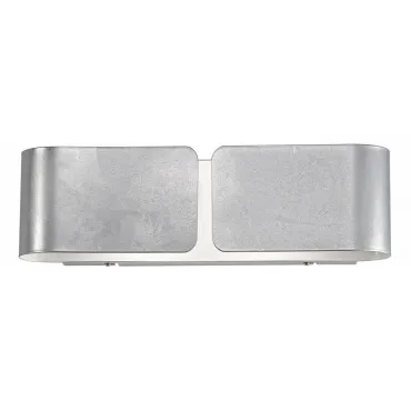Накладной светильник Ideal Lux Clip CLIP AP2 SMALL ARGENTO Цвет арматуры серебро Цвет плафонов серебро