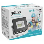 Настенно-потолочный прожектор Gauss Elementary 613100210 Цвет плафонов прозрачный