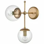 Бра Vele Luce Modena 742 VL5014W02 Цвет арматуры золото Цвет плафонов прозрачный от ImperiumLoft