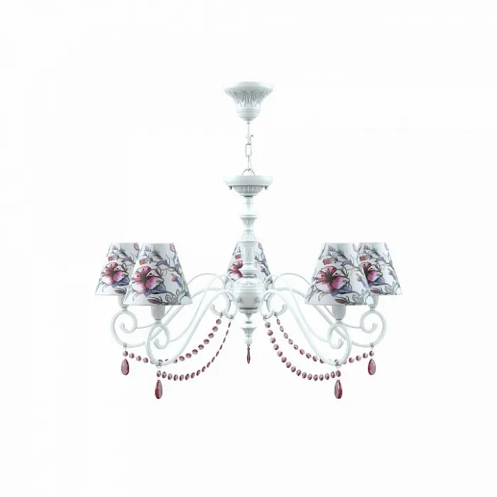 Подвесная люстра Lamp4You Classic 19 E3-05-WM-LMP-O-13-CRL-E3-05-PK-UP Цвет плафонов белый от ImperiumLoft