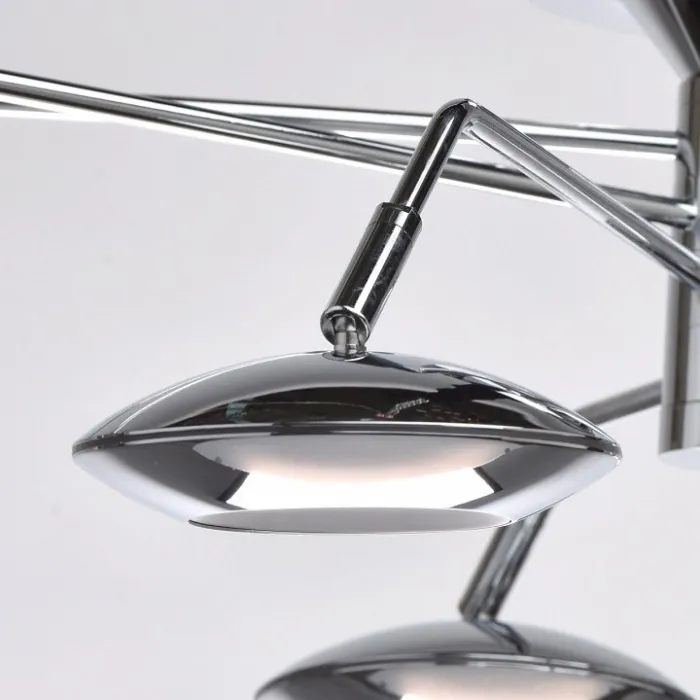 Люстра на штанге MW-Light Гэлэкси 7 632013508 Цвет арматуры хром Цвет плафонов хром от ImperiumLoft