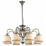 Подвесная люстра Maytoni Vintage ARM420-08-R Цвет арматуры бронза Цвет плафонов белый от ImperiumLoft