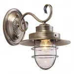 Бра Arte Lamp Lanterna A4579AP-1AB Цвет арматуры бронза Цвет плафонов прозрачный