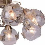 Потолочная люстра Arte Lamp Alessandra A5004PL-8AB Цвет арматуры бронза Цвет плафонов прозрачный от ImperiumLoft