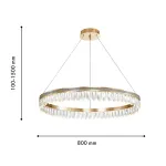 Подвесная люстра Favourite Palatium 4207-8P от ImperiumLoft
