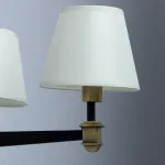 Люстра на штанге MW-Light ДельРей 700013408 Цвет арматуры бронза Цвет плафонов белый от ImperiumLoft