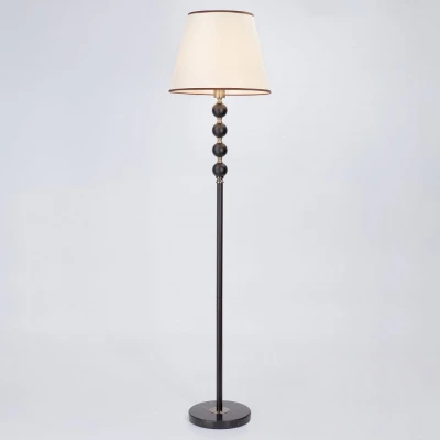 Напольный светильник с тканевым абажуром 01057/1 черный
