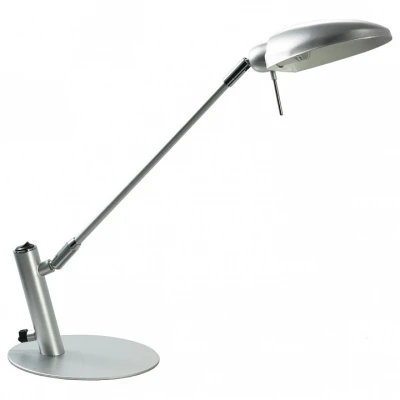 Настольная лампа офисная Lussole Roma LST-4364-01 Цвет арматуры серый Цвет плафонов серый
