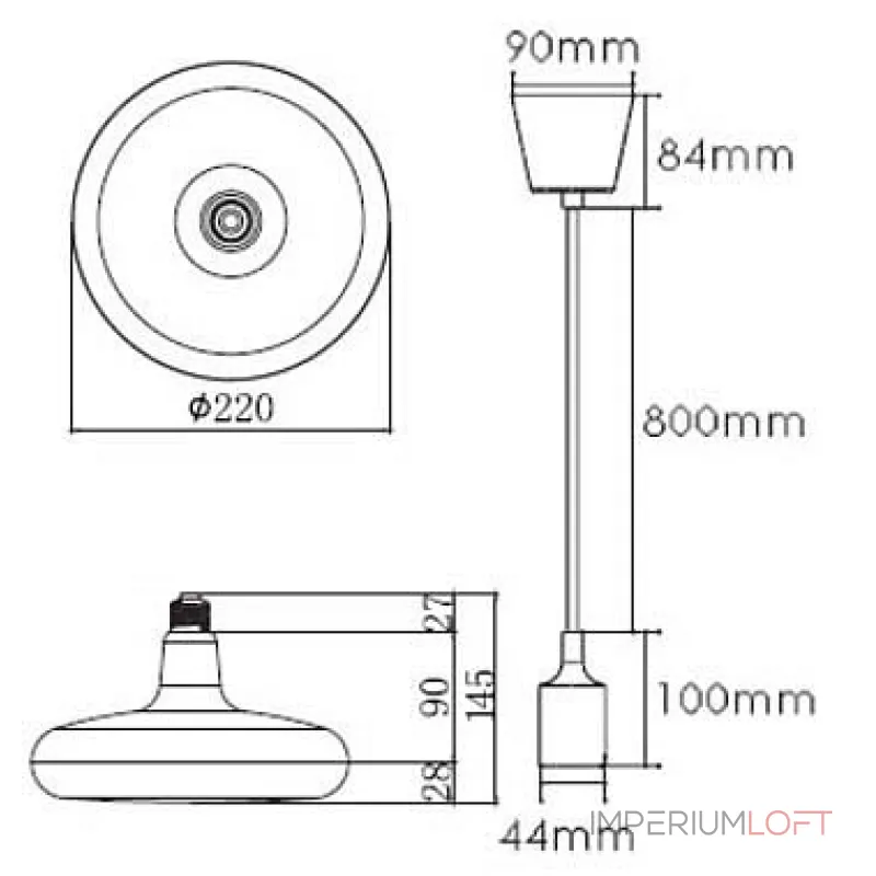 Подвесной светильник Horoz Electric Sembol HRZ00002175 