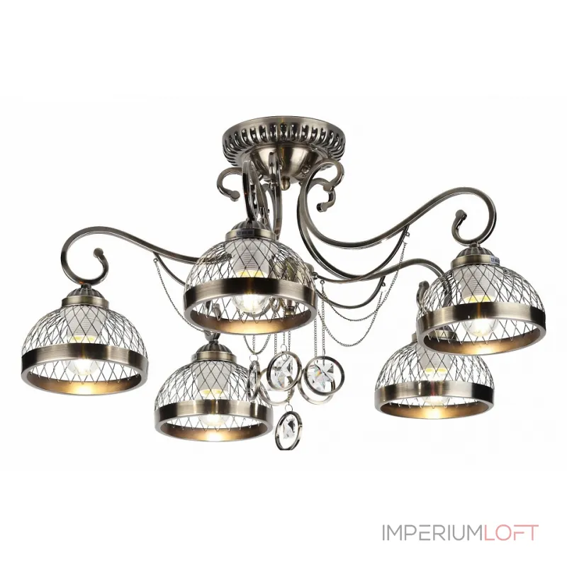 Потолочная люстра Rivoli Cofanetto S5 AB Б0037727 