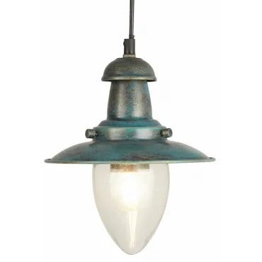 Подвесной светильник Arte Lamp Fisherman A5518SP-1BG Цвет арматуры Зеленый Цвет плафонов прозрачный