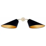 Бра TopDecor Bee Bee A2 21 02/21 Цвет плафонов черный Цвет арматуры золото