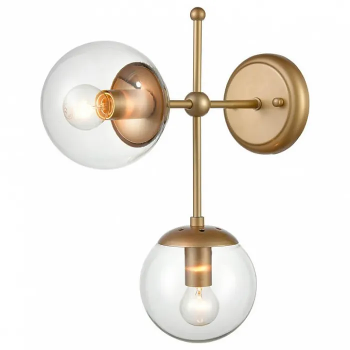 Бра Vele Luce Modena 742 VL5014W02 Цвет арматуры золото Цвет плафонов прозрачный от ImperiumLoft