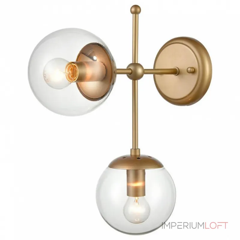 Бра Vele Luce Modena 742 VL5014W02 Цвет арматуры золото Цвет плафонов прозрачный Бра Vele Luce Modena 742 VL5014W02 Цвет арматуры золото Цвет плафонов прозрачный