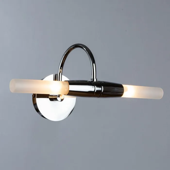 Светильник на штанге Arte Lamp Aqua A1208AP-2CC Цвет арматуры хром Цвет плафонов белый от ImperiumLoft