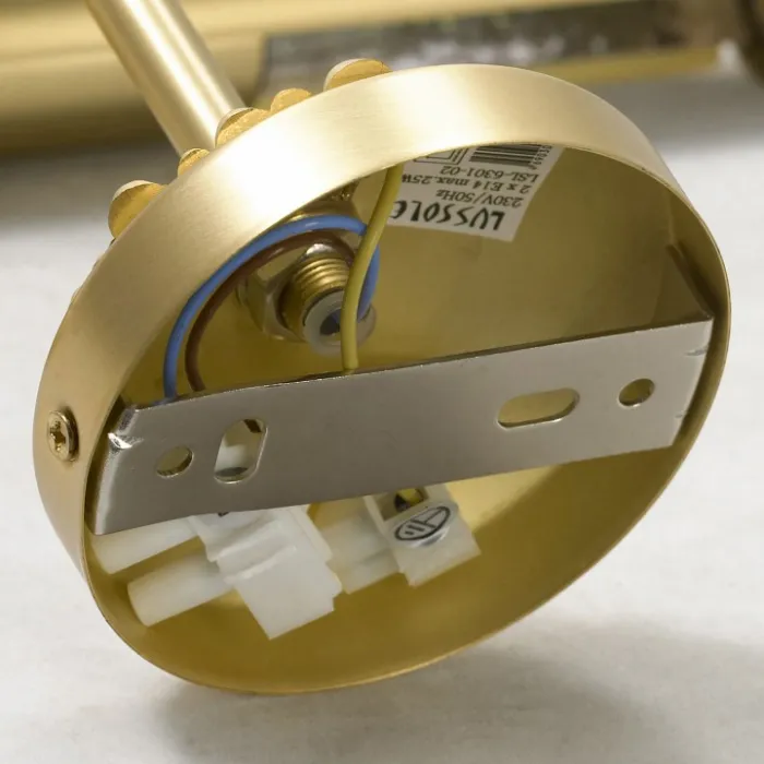 Подсветка для картин Lussole Cantiano lsp-0031 Цвет арматуры золото Цвет плафонов золото от ImperiumLoft