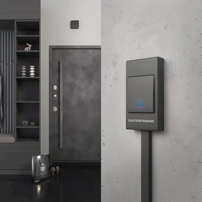 Звонок проводной Elektrostandard DBQ26 DBQ26M WM Цвет арматуры Черный от ImperiumLoft