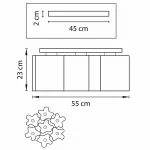 Потолочная люстра Lightstar Nubi 802073 от ImperiumLoft