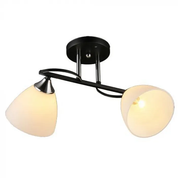 Светильник на штанге Imex MD.2980 MD.2980-2-S BK+CH Цвет арматуры хром от ImperiumLoft