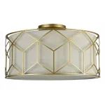 Светильник на штанге Maytoni Messina H223-PL-03-G Цвет арматуры золото Цвет плафонов кремовый