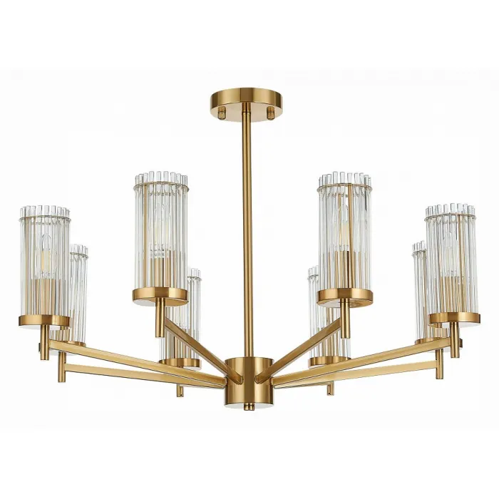Люстра на штанге ST-Luce Bitonto SL1233.302.08 Цвет арматуры Желтый Цвет плафонов Неокрашенный от ImperiumLoft