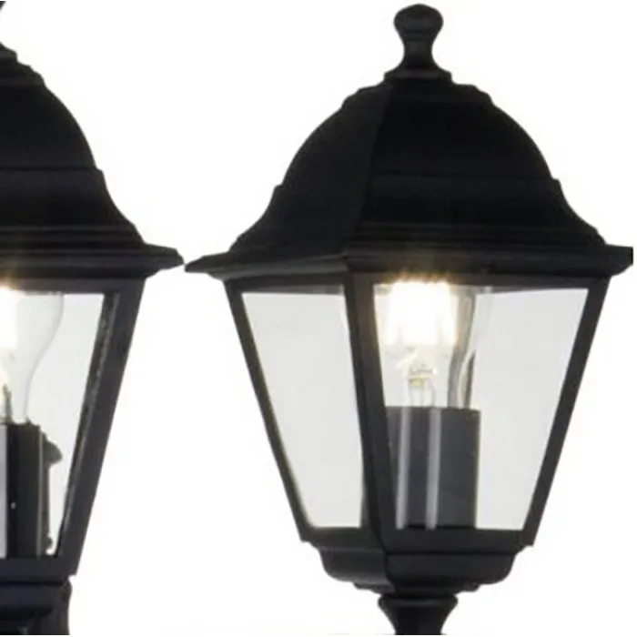 Фонарный столб Maytoni Abbey Road O003FL-03B Цвет арматуры черный Цвет плафонов прозрачный от ImperiumLoft