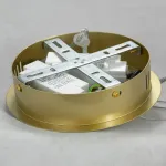Подвесной светильник Lussole Loft River LSP-8366 Цвет плафонов белый Цвет арматуры золото от ImperiumLoft