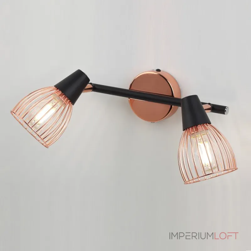 Спот Rivoli Insolito W2 CP Б0038136 Цвет арматуры медь Цвет плафонов медь Спот Rivoli Insolito W2 CP Б0038136 Цвет арматуры медь Цвет плафонов медь
