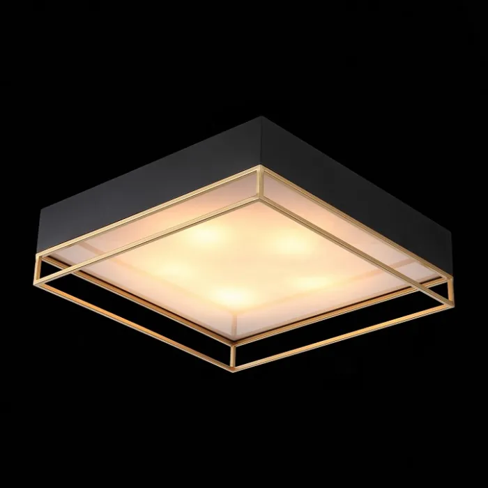 Накладной светильник ST-Luce Chodo SL1127.422.05 Цвет арматуры черный Цвет плафонов белый от ImperiumLoft