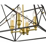 Подвесной светильник Vele Luce Clemente VL4272P04 Цвет арматуры Черный Цвет плафонов Черный от ImperiumLoft