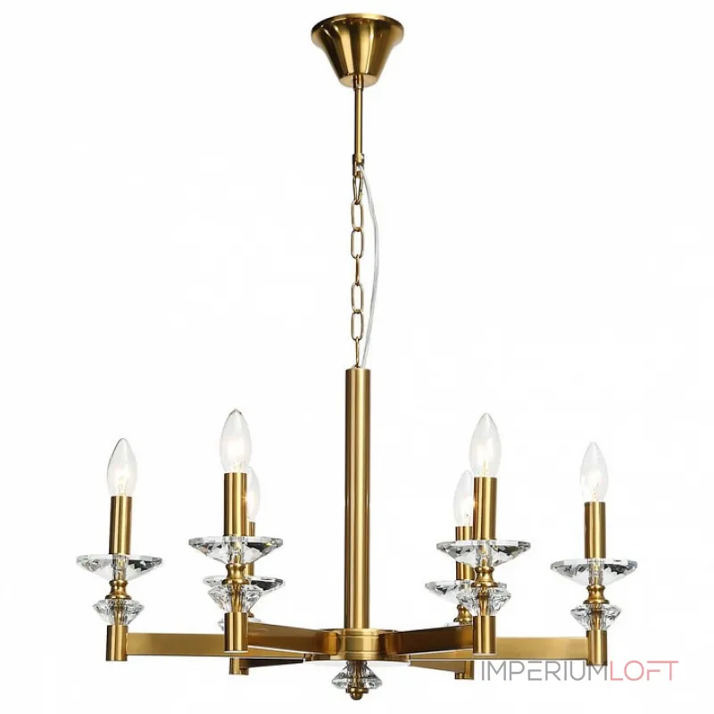 Подвесная люстра Stilfort Albert 1048/03/06P Цвет арматуры золото Подвесная люстра Stilfort Albert 1048/03/06P Цвет арматуры золото