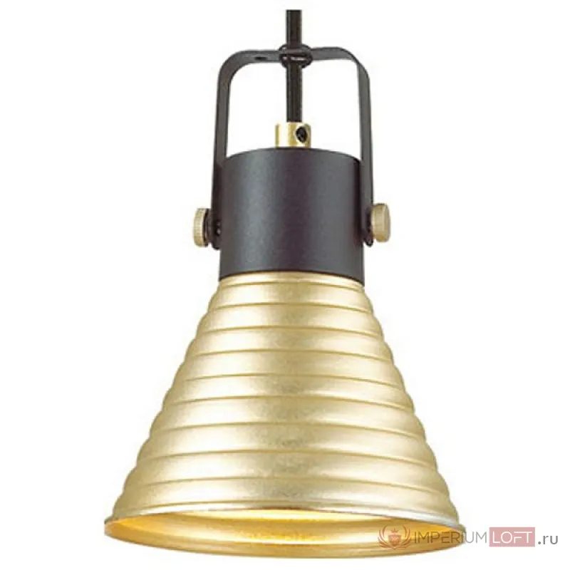 Подвесной светильник Lumion Ollie 3787/1 Цвет арматуры черный Цвет плафонов золото от ImperiumLoft