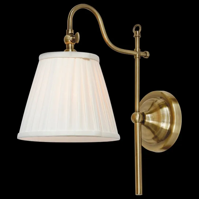 Бра Arte Lamp Seville A1509AP-1PB Цвет арматуры медь Цвет плафонов белый от ImperiumLoft