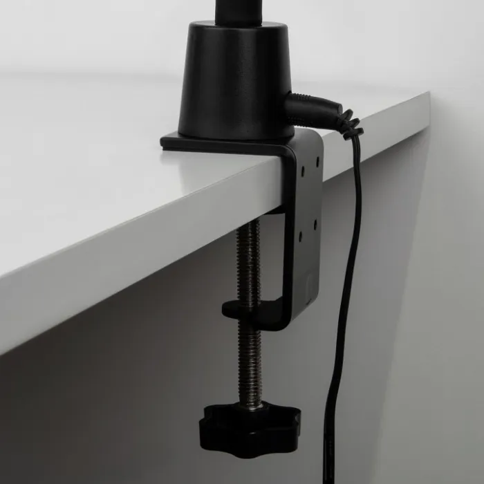 Настольная лампа офисная Eurosvet Flex 80429/1 черный Цвет плафонов черный от ImperiumLoft